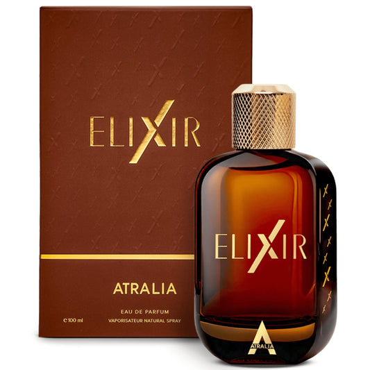 Atralia Elixir Eau de Parfum 100ML | Fresh Amber Woody Perfume for Men | Long Lasting Fragrance with Mint, Lavender, Bergamot, Amber & Vanilla Beauty & Personal Care Atralia