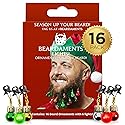 Beardaments Beard Lights - Light-Up Beard Ornaments for Men - Colorful Christmas Beard Baubles with Easy Clip Attachment - Funny Christmas Ornaments Beauty & Personal Care Beardaments