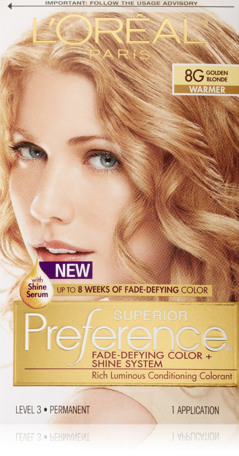 L'Oreal Preference #8G Golden Blonde, 1 ct Beauty & Personal Care L'Oreal Paris