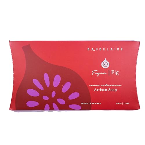 Provence Sante Luxury French Soap Bar - Moisturizing Shea Butter - Triple-milled Fig Fragrance, 12 oz Gift Box Beauty & Personal Care Provence Sante