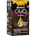 Garnier Olia Hair Color, Ammonia-Free Permanent Hair Dye, Oil-Powered Formula for 100% Gray Coverage and 3x Shinier Hair, Vegan & Cruelty Free, 6.0 Beauty & Personal Care Garnier