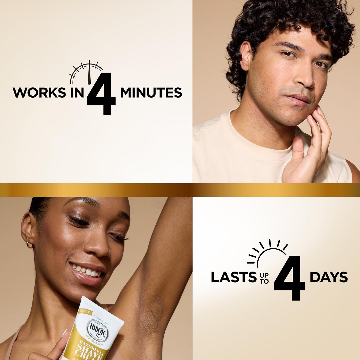 Magic Smooth Hair-Removing Cream, 6 Ounce (Pack of 2) Beauty & Personal Care Magic: The Gathering