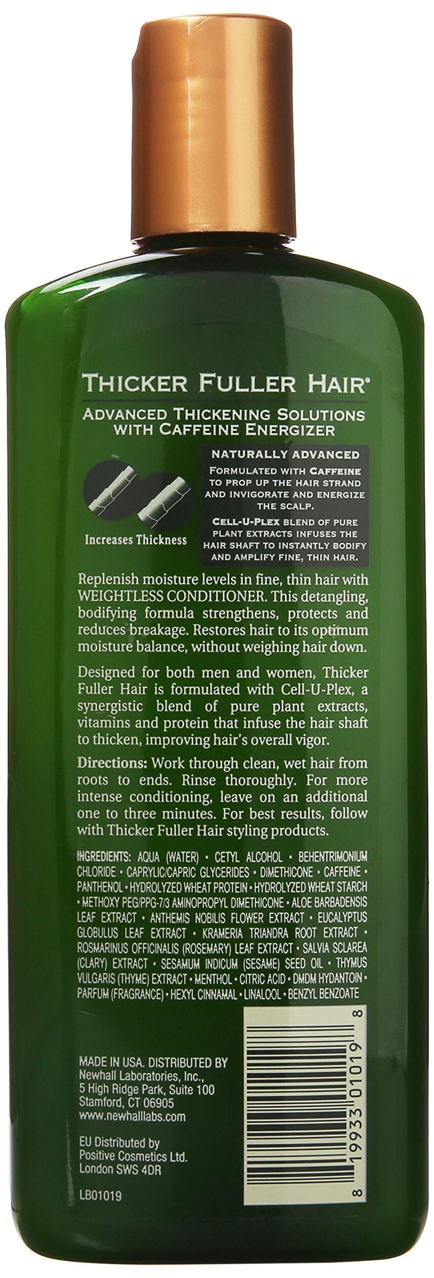 Thicker Fuller Hair Weightless Conditioner Cell-U-Plex, 12 Ounce Beauty & Personal Care Thicker Fuller Hair