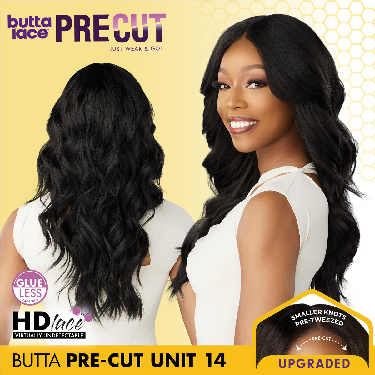 Sensationnel Butta Lace Precut Wig-Unit 14, BALAYAGEHAZELNUT