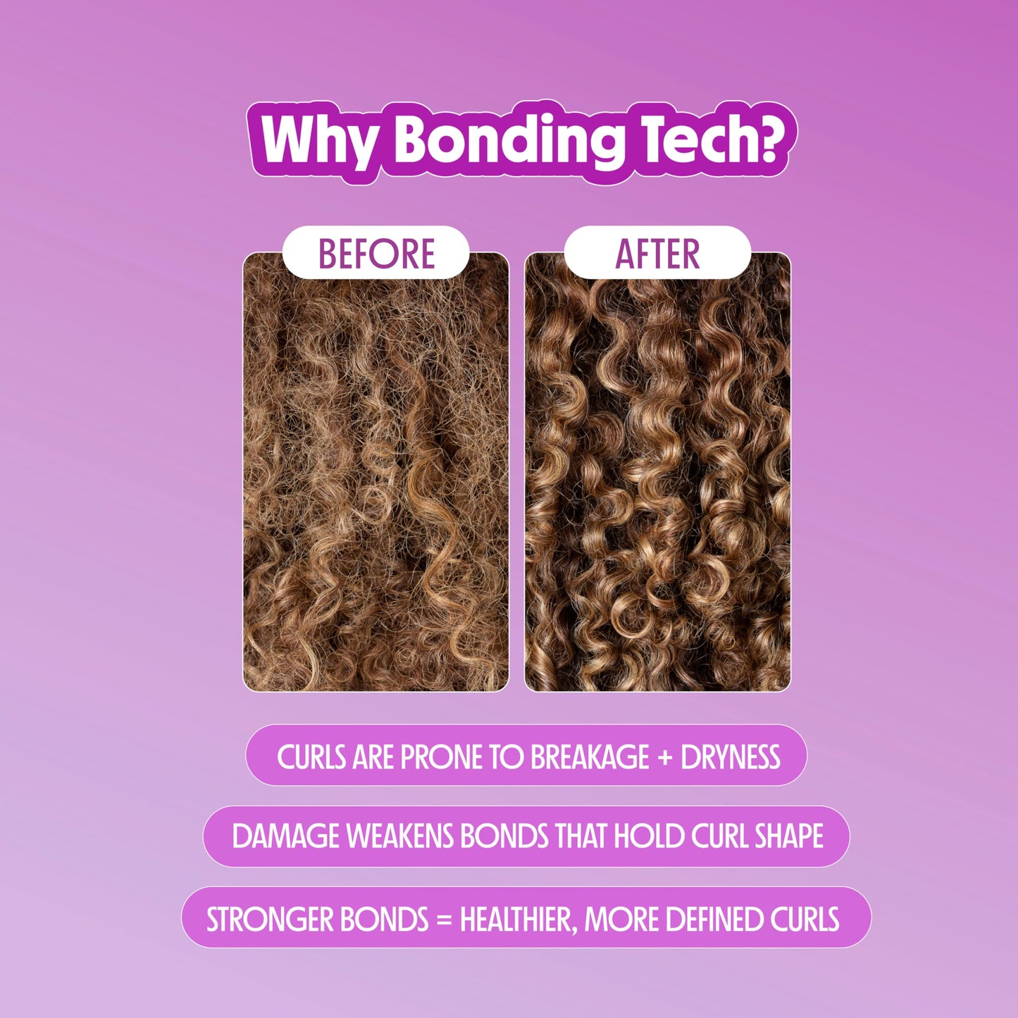 Not Your Mother's Curl Talk Bond Building Shampoo and Conditioner (2-Pack) - 8 fl oz - Strengthening Shampoo and Conditioner Set for Curly Hair Beauty and Personal Care Not Your Mother's