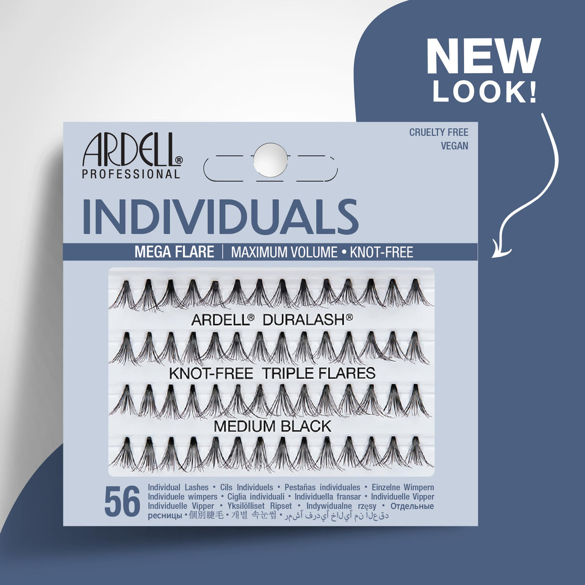 Mega Individuals Knot-Free Medium Black Beauty & Personal Care Ardell