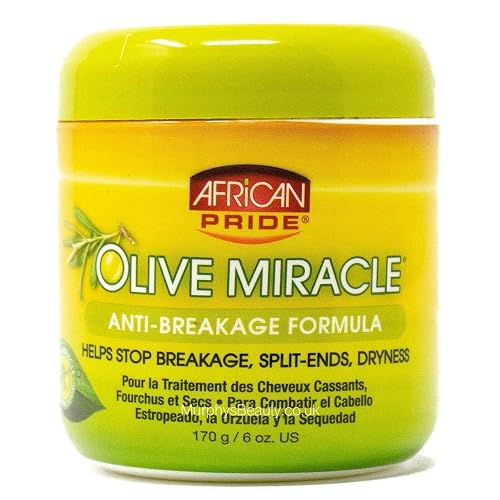 African Pride Olive Miracle Anti-Breakage Creme 6oz Jar Beauty & Personal Care African Pride