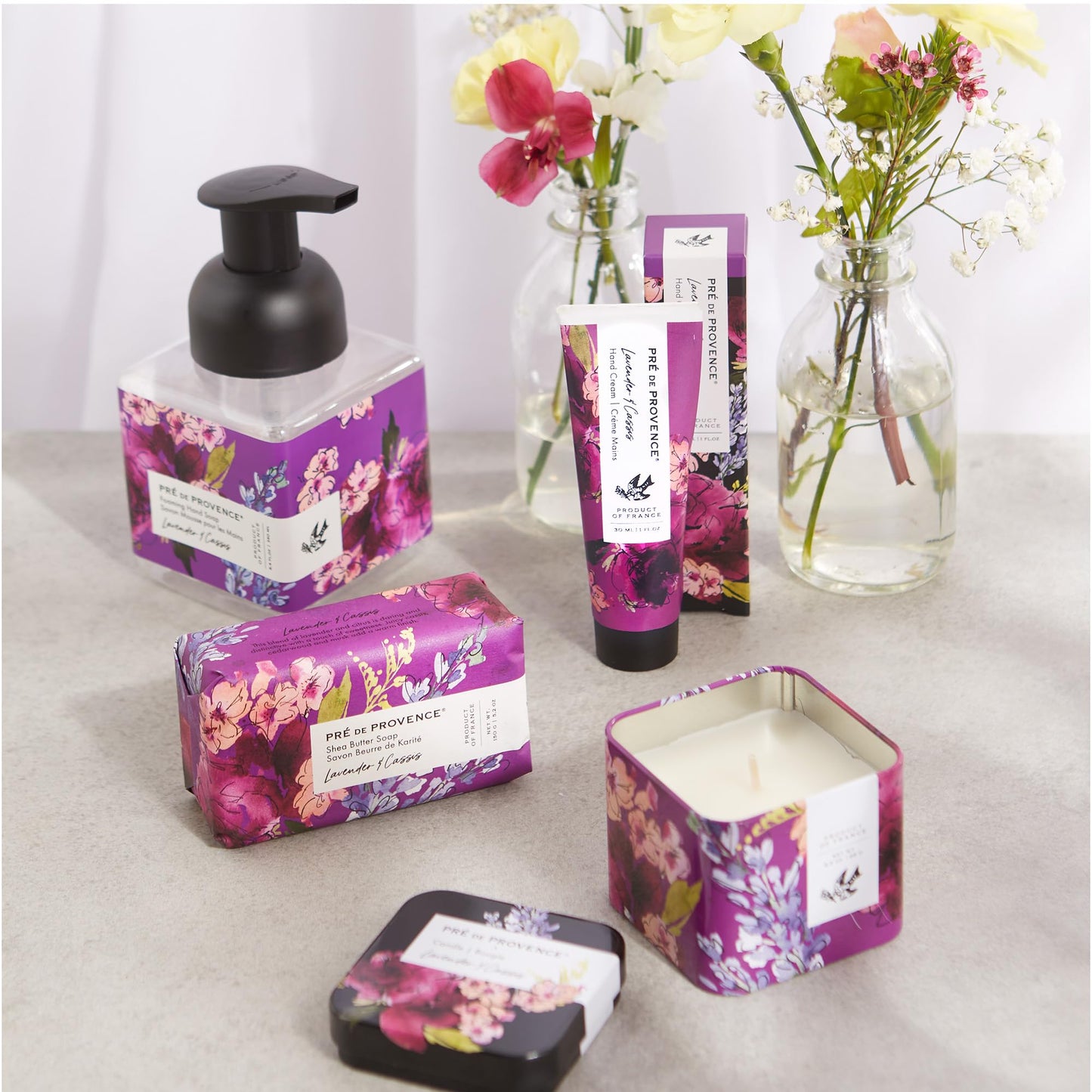Pre de Provence Le Jardin Collection Scented Foaming Hand Soap, Gentle & Moisturizing, Infused with Jojoba & Cotton Seed Oils, 250 ml, Lavender Beauty & Personal Care Pre de Provence