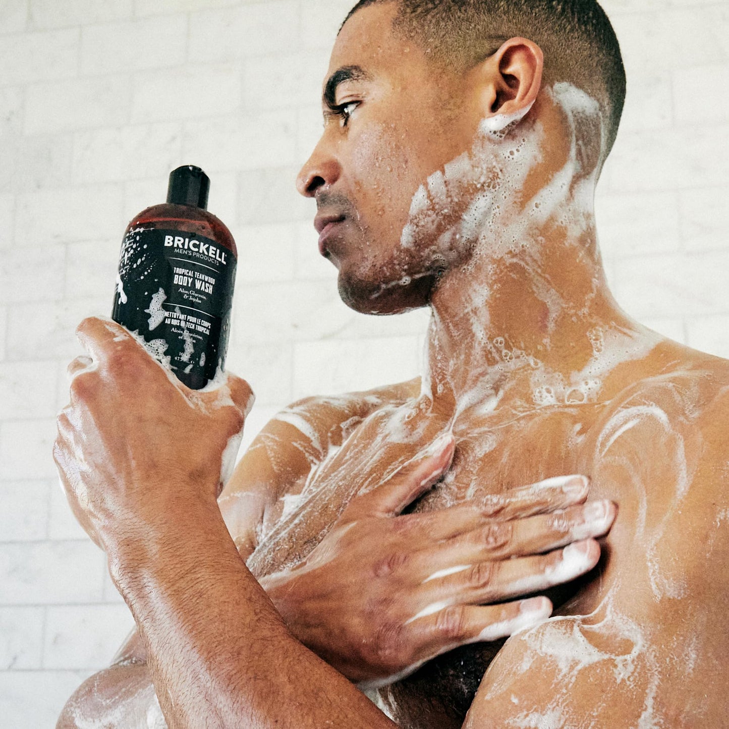 Brickell Men's Invigorating Body Wash for Men, Natural and Organic Deep Cleaning Shower Gel with Aloe, Glycerin, and Jojoba, Sulfate Free, Scented Beauty & Personal Care Brickell Men's Products
