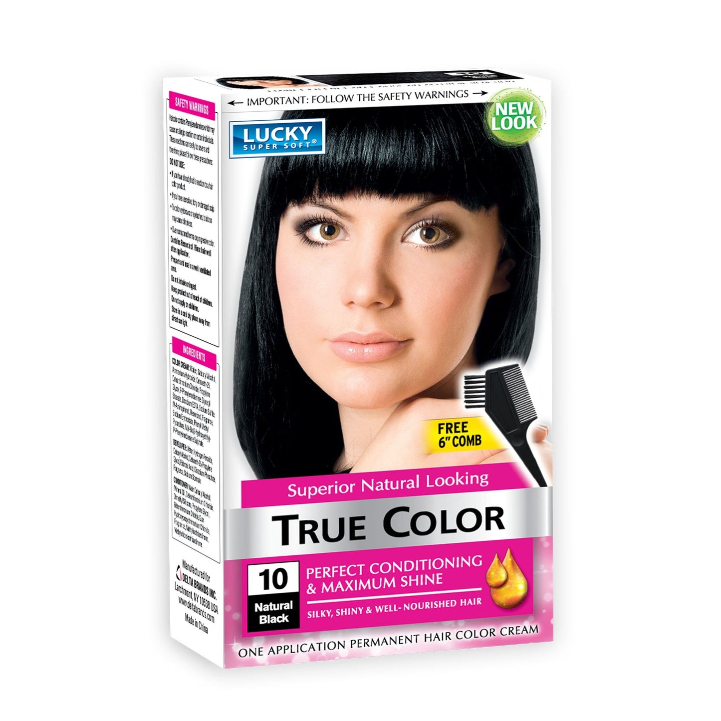 Lucky Super Soft Women's Hair Color, Natural Black Beauty & Personal Care Lucky Super Soft