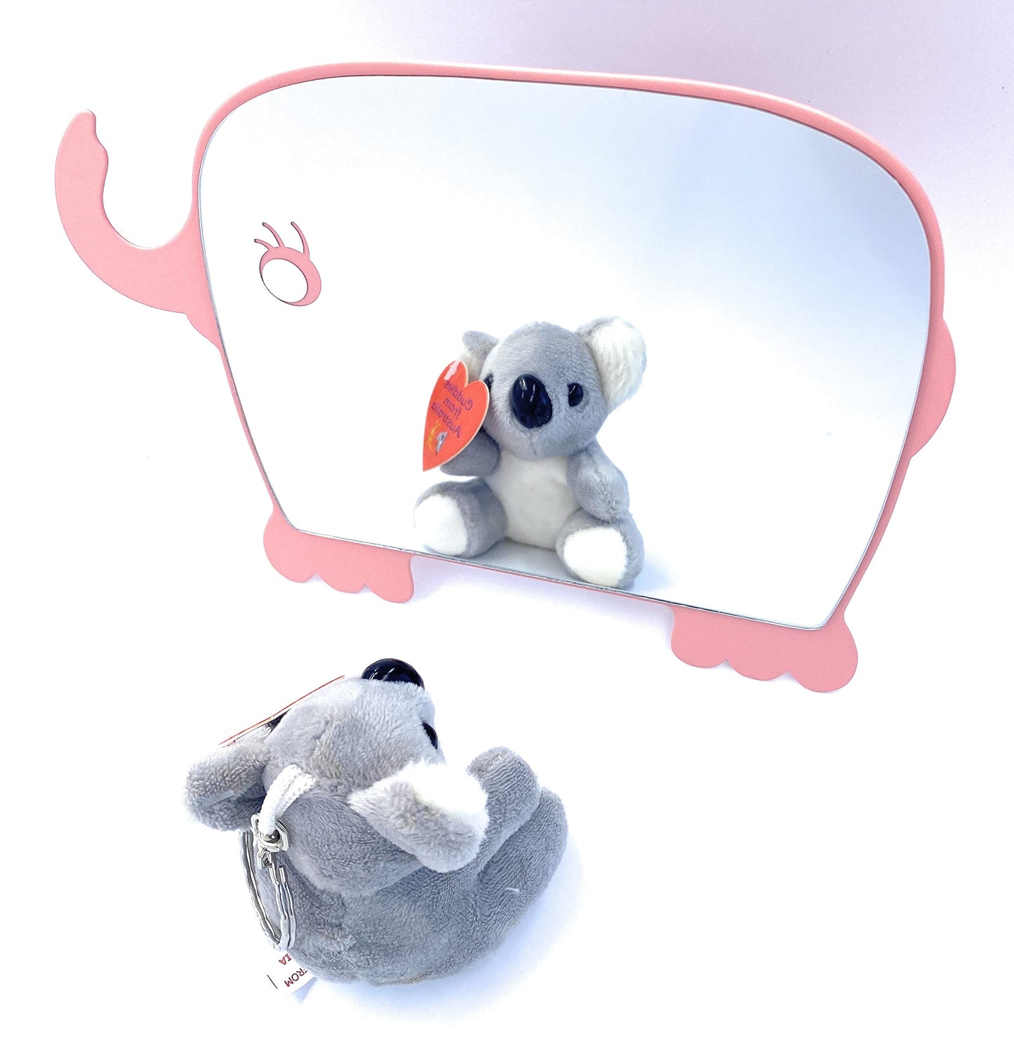 Aeisage Kids Mirror for Girls Cute Desk Mirror Desktop Compact Mirror Pink with Stand Animal Shape Makeup Mirror Gift for Daughter Beauty & Personal Care Aeisage
