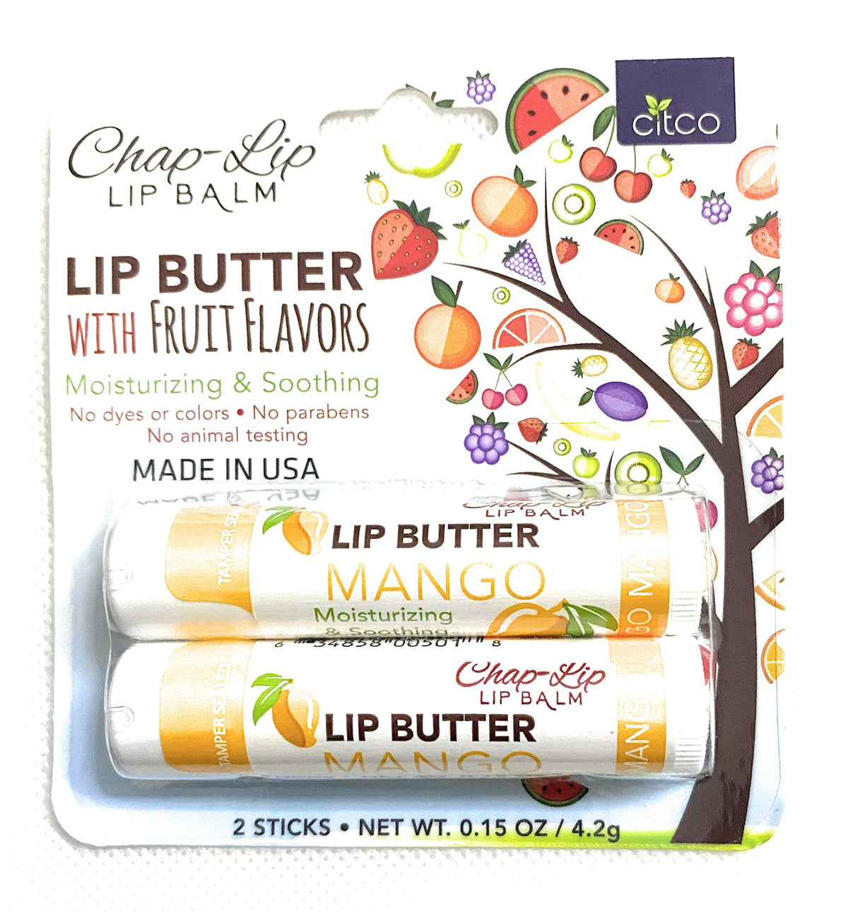 CHAP-LIP, LIP BUTTER, LIP BALM (MANGO) Beauty and Personal Care Chap-Lip