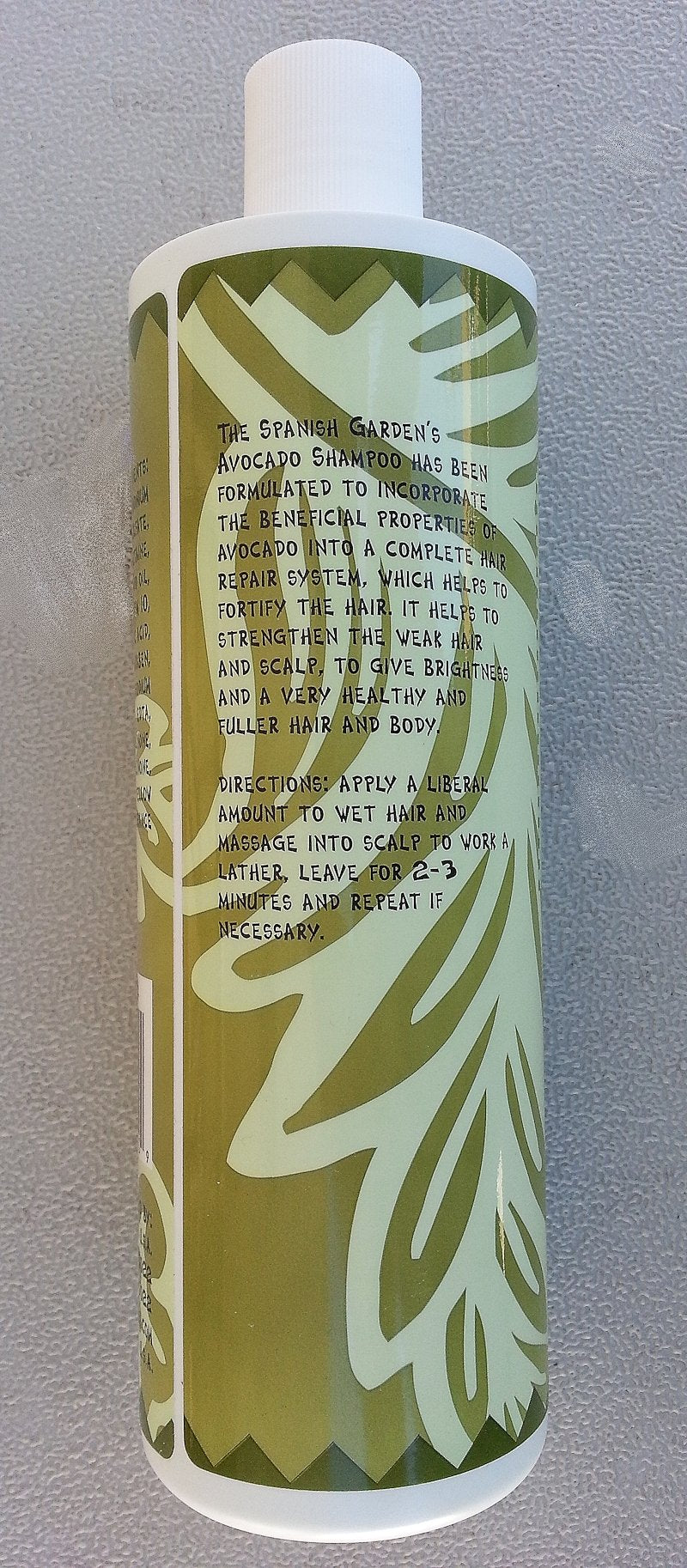 N'iceshop Original Avocado Shampoo By Spanish Garden 16 Oz. &