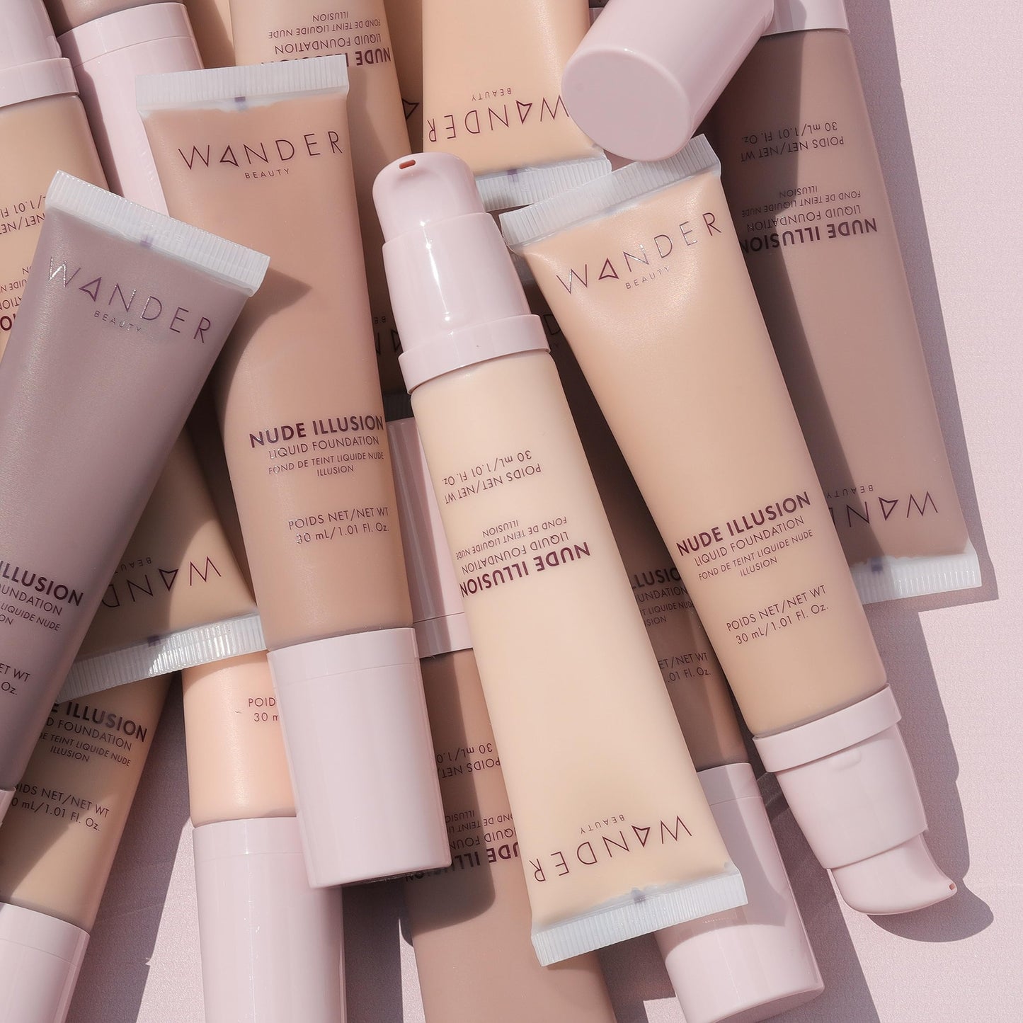 Wander Beauty Nude Illusion Liquid Foundation - Rich - Medium to Full Coverage Foundation with Niacinamide & Lotus Extract - Natural Skin Finish Beauty & Personal Care Wander Beauty