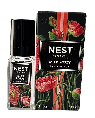 Nest WILD POPPY Eau De Parfum Rollerball Women EDP Perfume (Mini/Small/Travel Size) 0.1oz/3mL - 6605 Beauty & Personal Care NEST New York