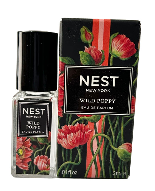 Nest WILD POPPY Eau De Parfum Rollerball Women EDP Perfume (Mini/Small/Travel Size) 0.1oz/3mL - 6605 Beauty & Personal Care NEST New York