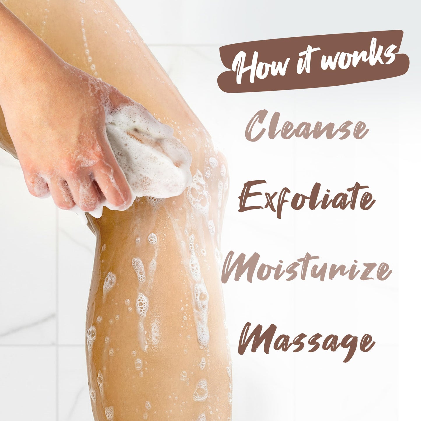 Spongeables Anti Cellulite Body Wash in a 20+ Wash Sponge, Coffee, 3 Count Beauty and Personal Care Spongeables