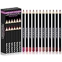 SHANY Dreamy Dozen Matte Lip Liner Set Vegan - Long-Lasting Professional Velvet Cruelty-Free Lipstick Pencils Pens in Varying Shades - Pack of 12 Beauty & Personal Care SHANY