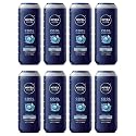 NIVEA FOR MEN Body Wash Cool 16.90 oz (Pack of 8) Beauty & Personal Care NIVEA MEN