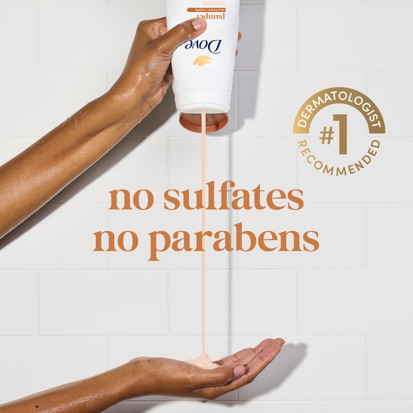 Dove Body Wash Pamper Shea Butter & Vanilla for 24hr Lotion-Soft Skin Moisturizing Skin Cleanser with No Sulfates No Parabens 20 oz Beauty & Personal Care Dove