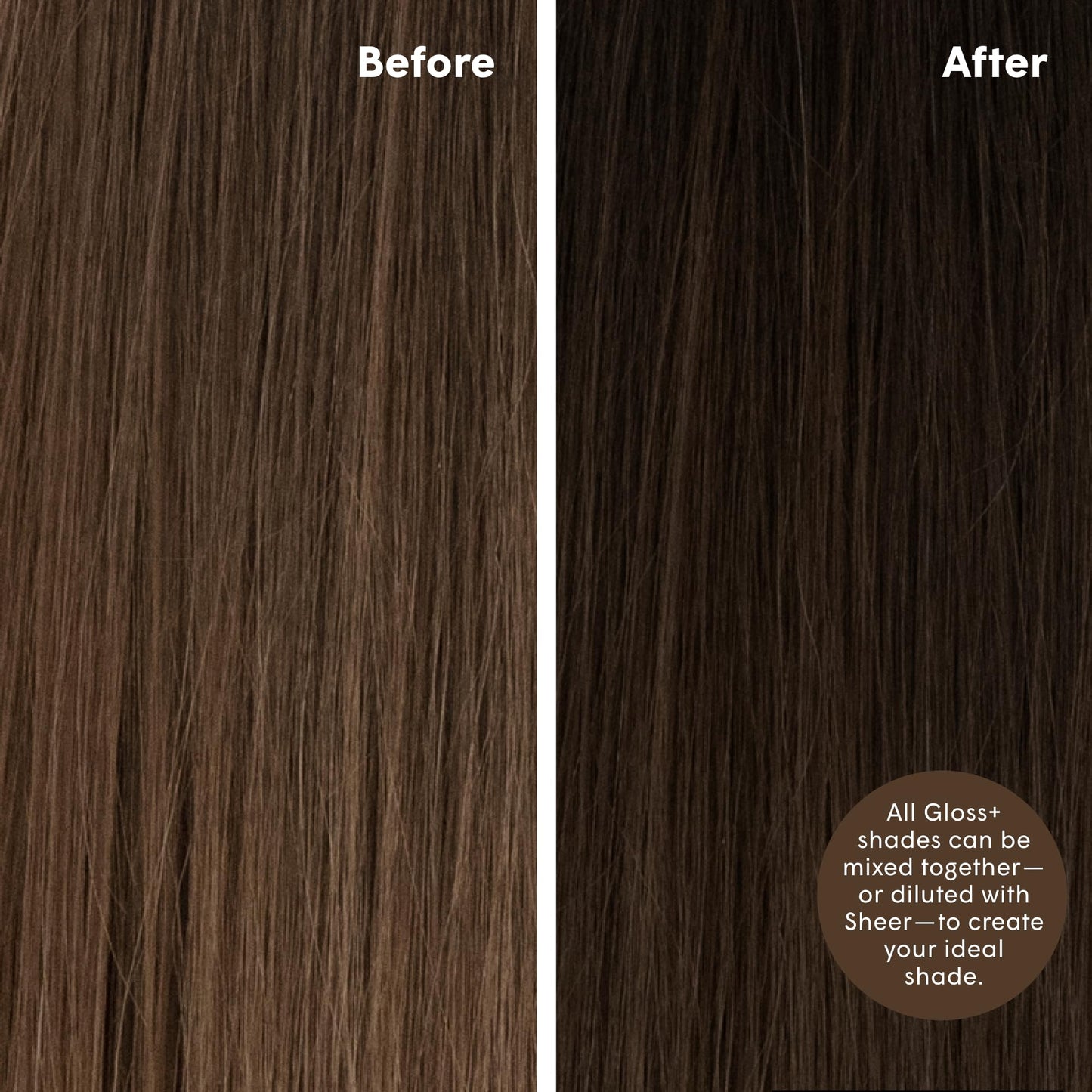 dpHUE Gloss+, Cool Medium Brown - Boosts Fading & Faded Hair Color - 8-12 Applications per Bottle - Lasts Up to 8 Washes Beauty & Personal Care dpHUE