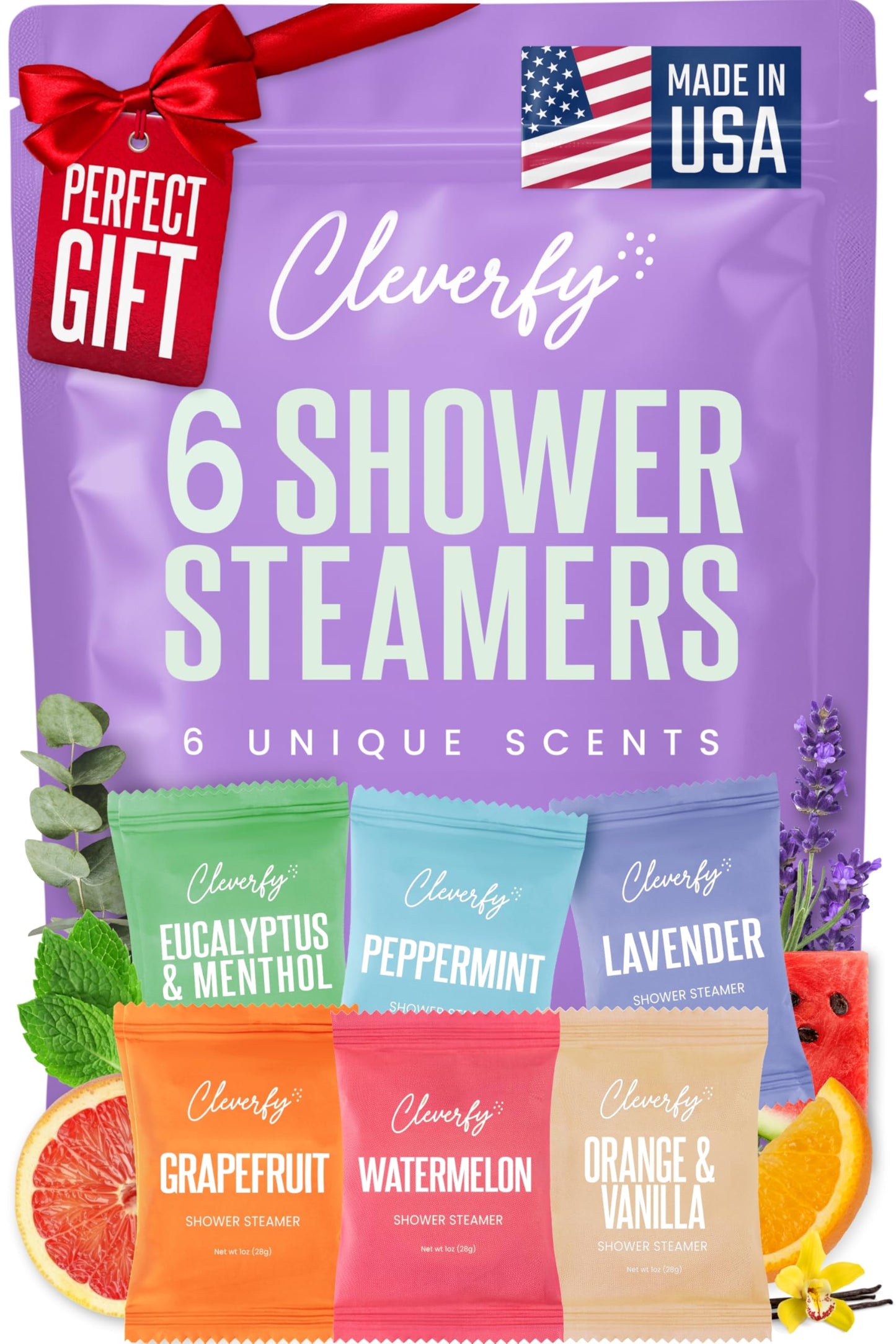 Cleverfy Shower Steamers Aromatherapy - Birthday Gifts for Women, Mom, Wife, Grandma, Her, Best Friend, Daughter, Sister, Teens & Girlfriend - College Beauty and Personal Care CLEVERFY