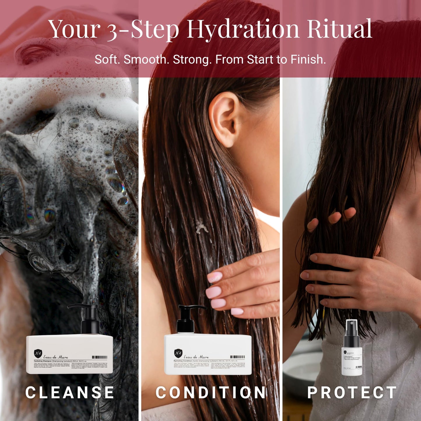 Number 4 Hydrating Gift Set Moisture-Rich Shampoo, Conditioner & Styling Products for Dry or Damaged Hair - Sulfate-Free, Vegan, Color-Safe Hair Care Beauty & Personal Care Number 4