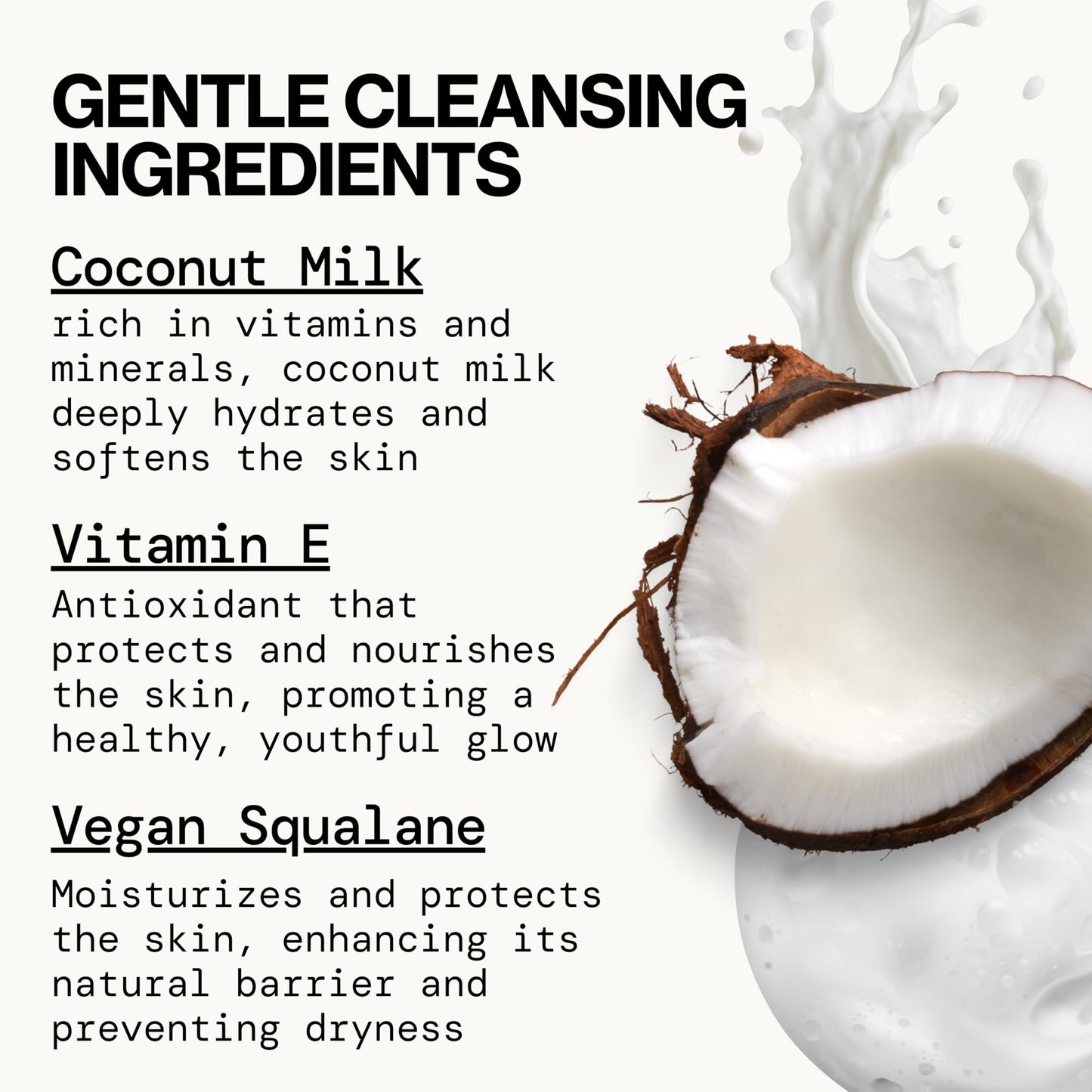 Pacifica Coconut Whip Cream to Foam Face Wash - Gentle Hydrating Facial Cleanser for Dry & Sensitive Skin, Moisturizing Daily Face Wash Beauty & Personal Care Pacifica