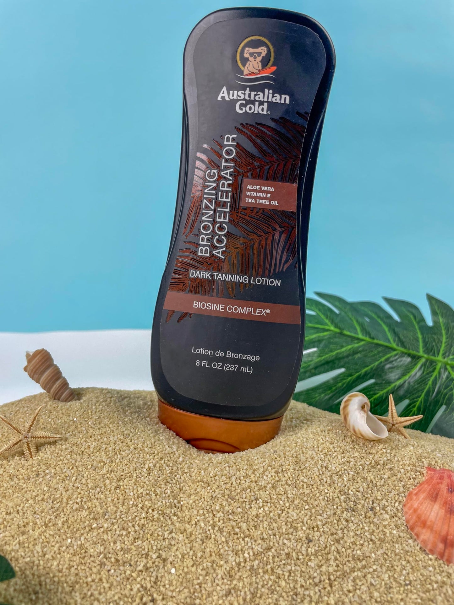 Australian Gold Dark Tanning Accelerator Lotion With Bronzer, 8 Ounce, New Package Same Formula, B003GX5SSC Beauty & Personal Care Australian Gold