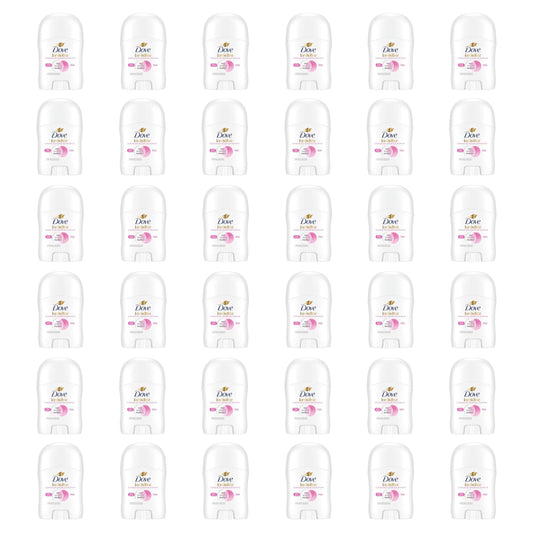 Dove Advanced Care Antiperspirant Deodorant Stick for Women Pack of 36 Clear Finish Trial and Travel Size 0.5 oz Beauty and Personal Care Dove