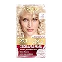 L'Oreal Paris Excellence Crème Permanent Hair Dye, Triple Care Hair Color with Hyaluronic Acid for 100% Gray Coverage, 10 Lightest Ultimate Blonde, 1 Beauty & Personal Care L'Oreal Paris