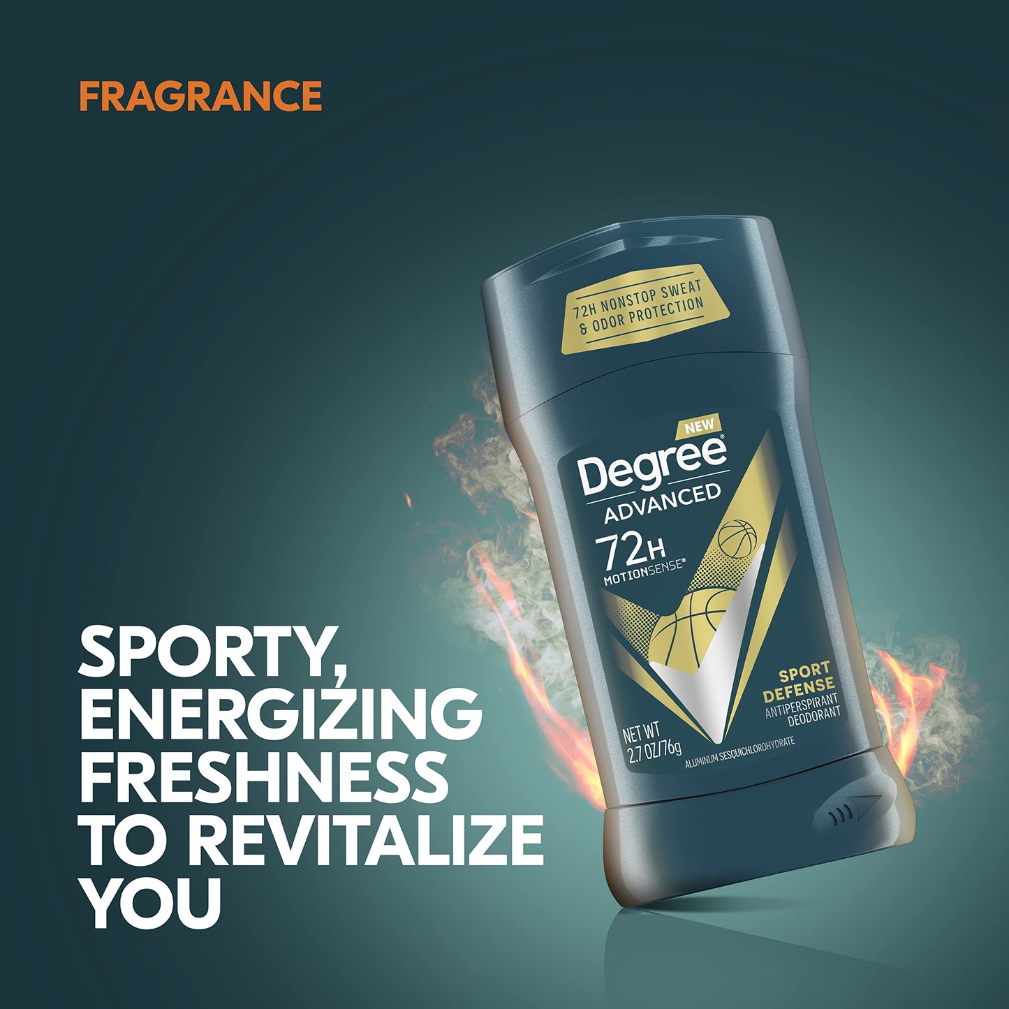 Degree Advanced Protection Antiperspirant Deodorant Sport Defense 4 count 72-Hour Sweat and Odor Protection Antiperspirant For Men With MotionSense Beauty and Personal Care Degree