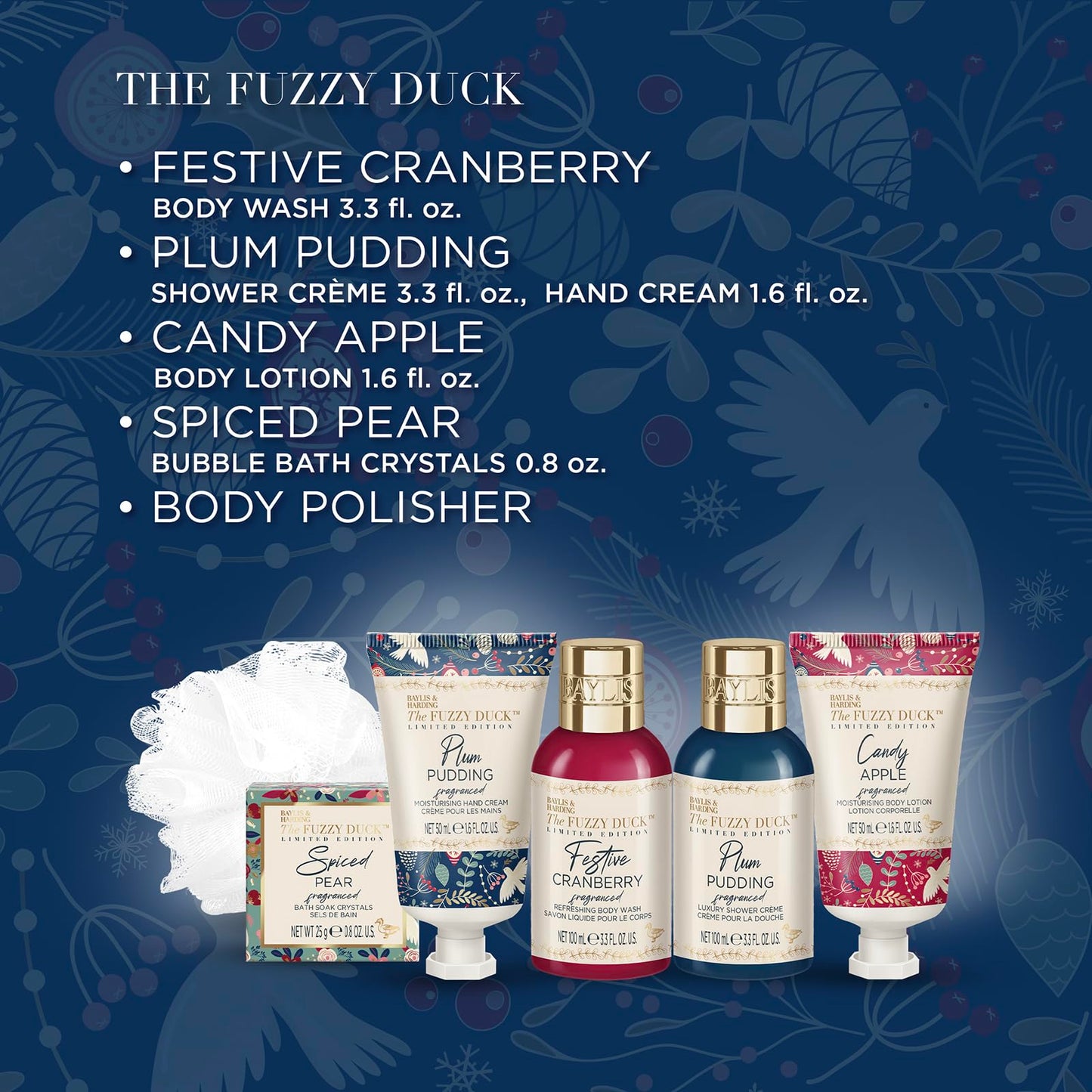 Baylis & Harding The Fuzzy Duck Winter Wonderland Luxury Pamper Present Gift Set For Women - Vegan Friendly Beauty & Personal Care Baylis & Harding