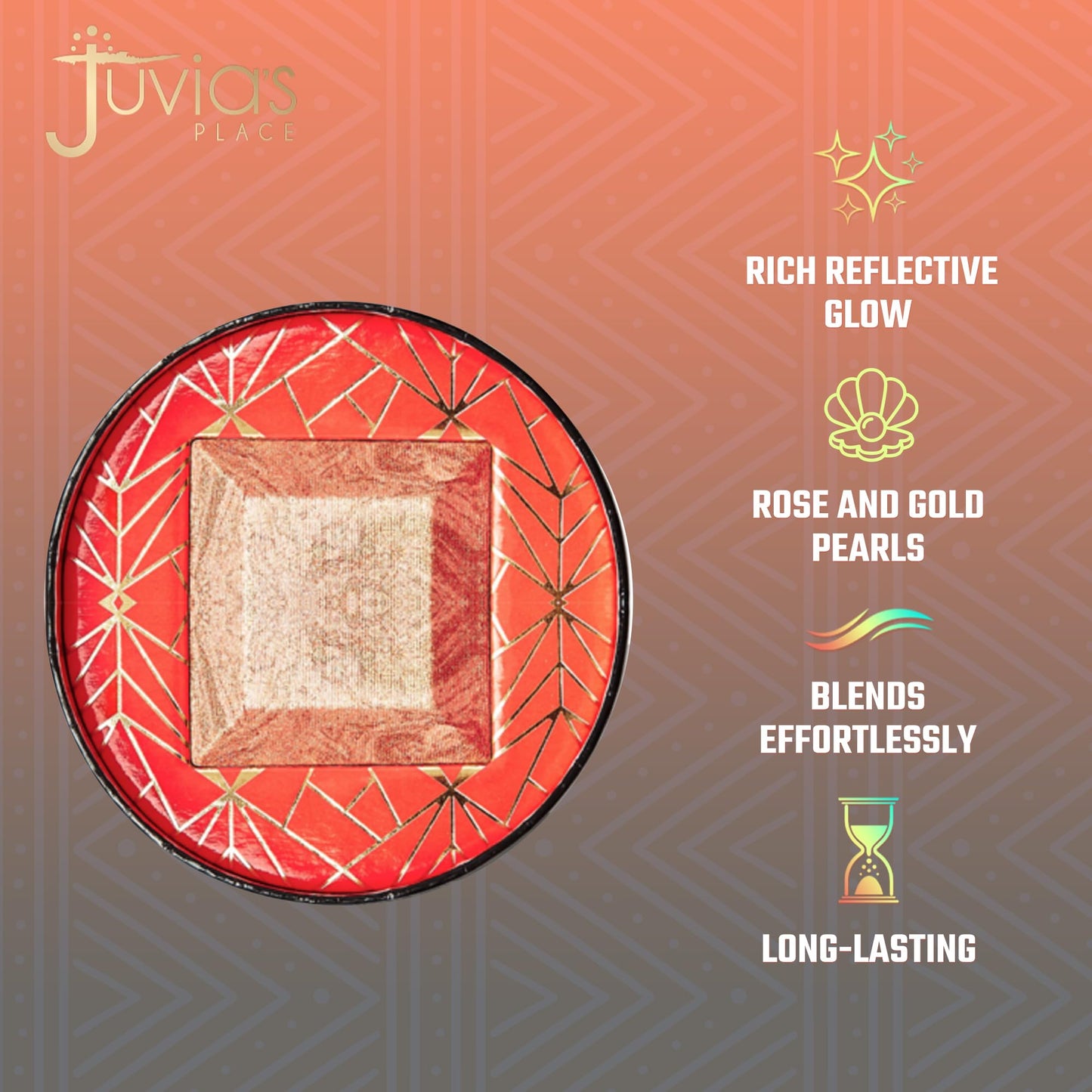 Juvia's Place Highlighter Heroine Glow II - Highlighter Powder, Baked Highlighter, Shimmer Highlighter Makeup, Long-Wearing & Illuminating Cheek Beauty & Personal Care Juvia's Place