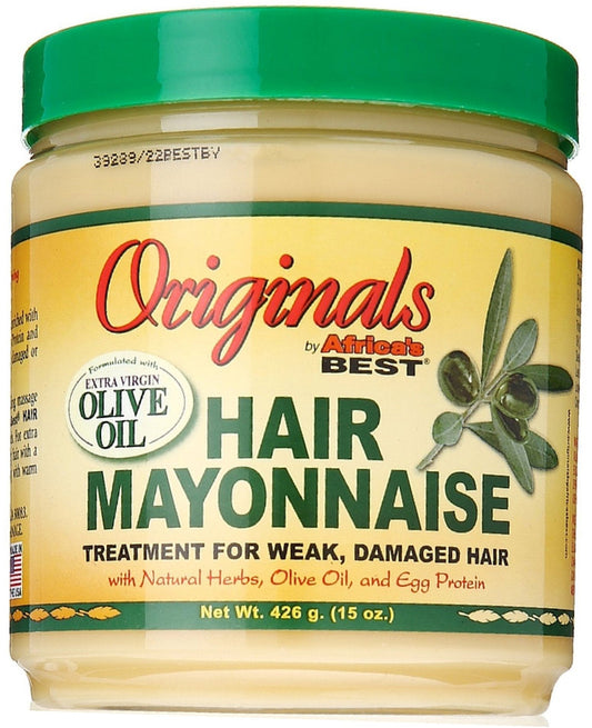 Africa's Best U/S Organic Hair Mayo Size 15.Z U/S Organic Hair Mayo 15.Z (Pack of 7) Beauty & Personal Care Aunt Jackie's