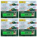 BALMSHOT Cool Mint Lip Balm SPF 15 (4-Pack) - Beeswax Chapstick for Men & Women, Deep Moisturizing Lip Repair for Dry Cracked Lips, 20-Gauge Brass Beauty & Personal Care Balmshot