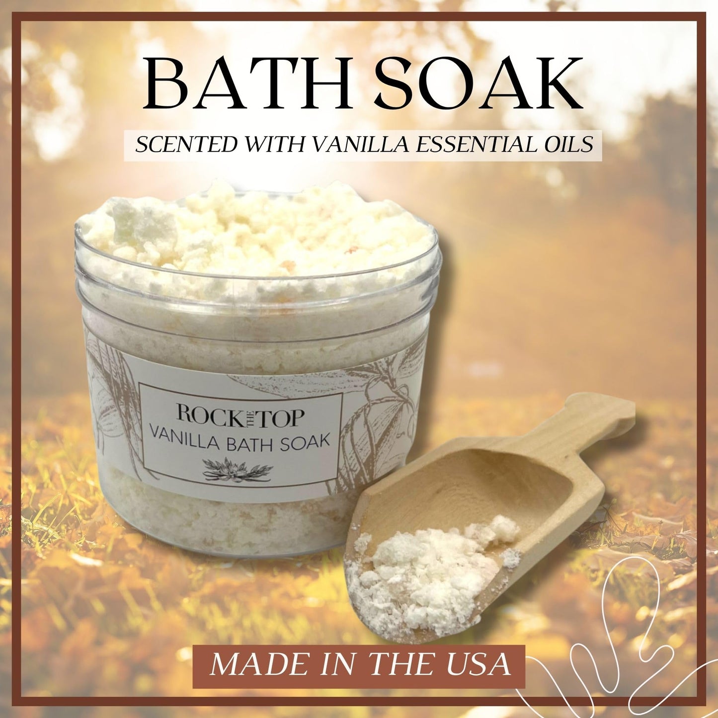 Rock the Top Relaxation Gifts for Women. 6 Self Care Gifts, Mineral-Rich Vanilla Bath Salt, Pumpkin Spice Bath Soap, Bath Bomb Truffles. Spa kit that Beauty and Personal Care Rock the Top