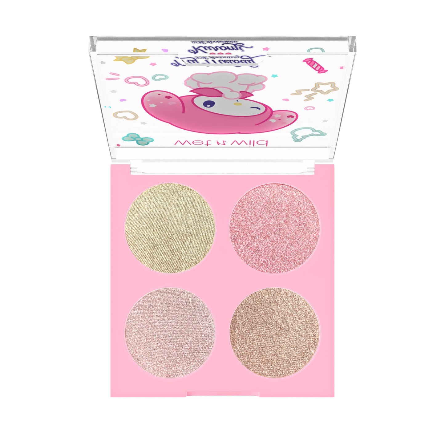 wet n wild My Melody and Kuromi Face Quad - My Sweet Glow Beauty & Personal Care wet n wild