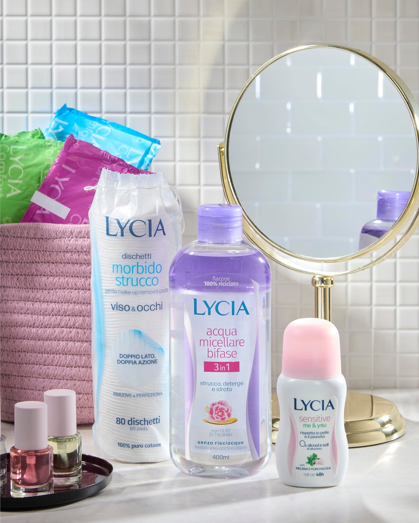 Lycia Deodorant Sensitive Me & You Roll-On 48h Melissa and Water Flowers 50 ml (1.6 Fl Oz) 1 unit - Made in Italy [italian import]. Beauty and Personal Care Lycia