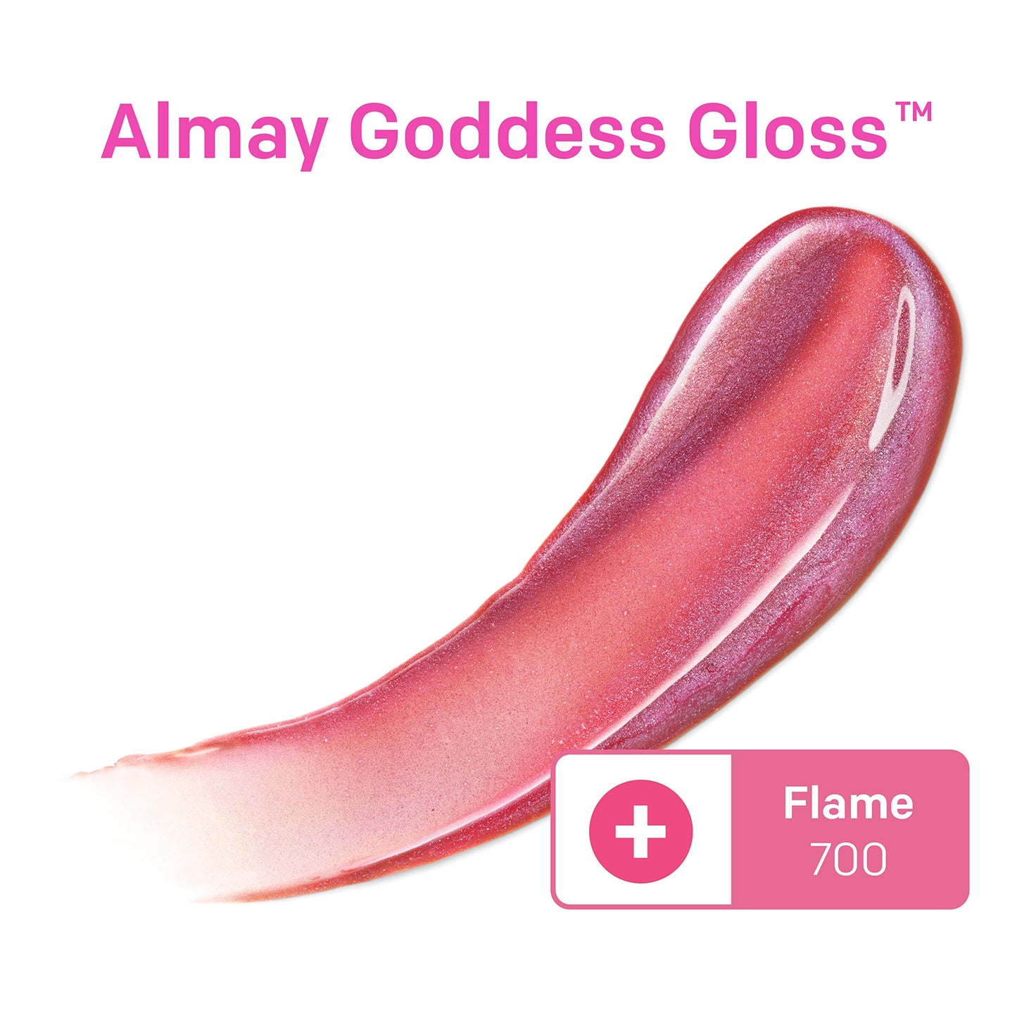 Almay Lip Gloss, Non-Sticky Lip Makeup, Holographic Glitter Finish, Hypoallergenic, 700 Flame, 0.9 Oz Beauty & Personal Care Almay