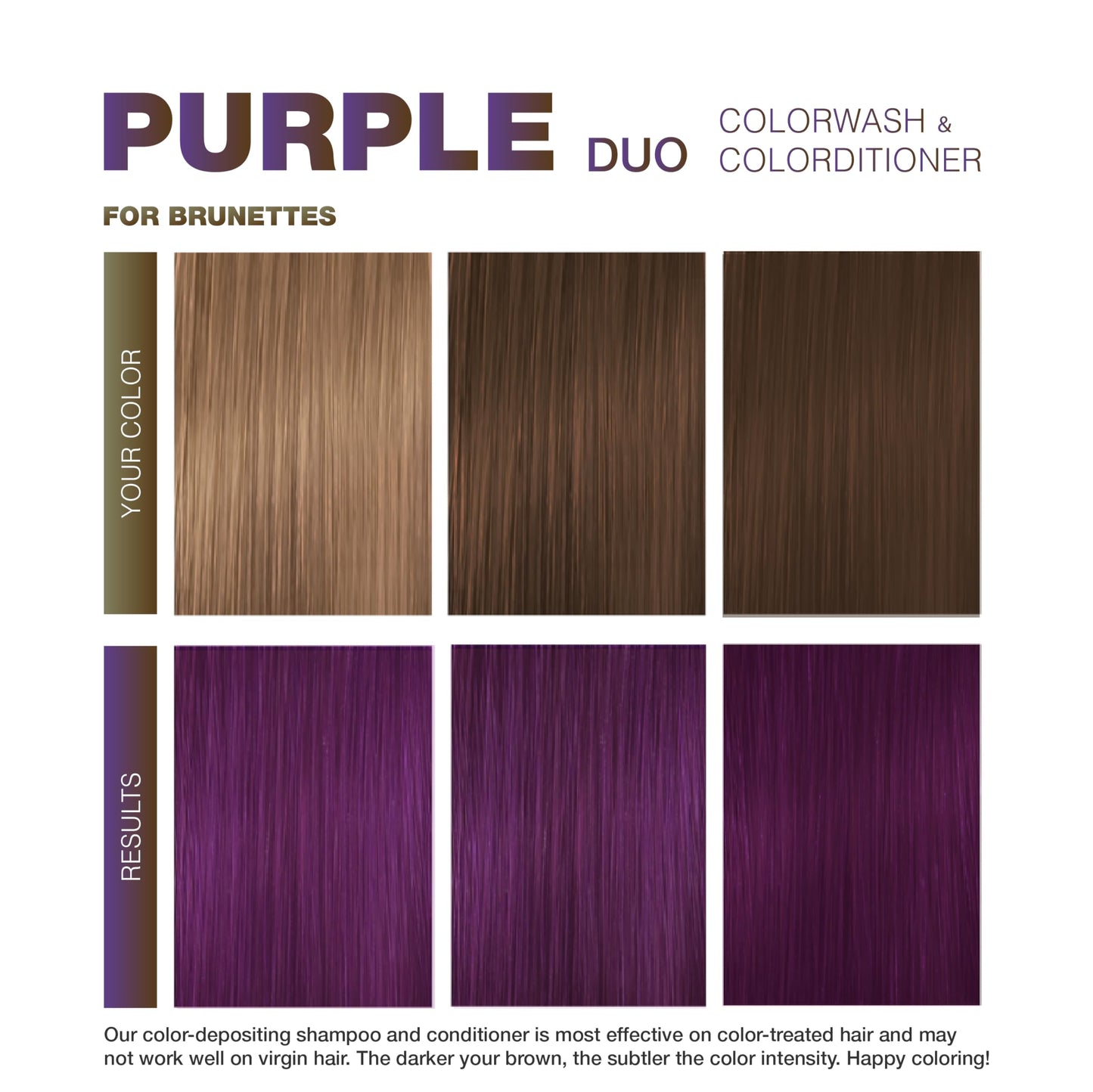 Purple Brunettes Duo Beauty & Personal Care Celeb Luxury