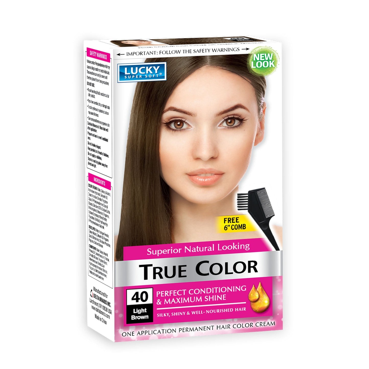 Lucky Super Soft Women's Hair Color, Light Brown Beauty & Personal Care Lucky Super Soft