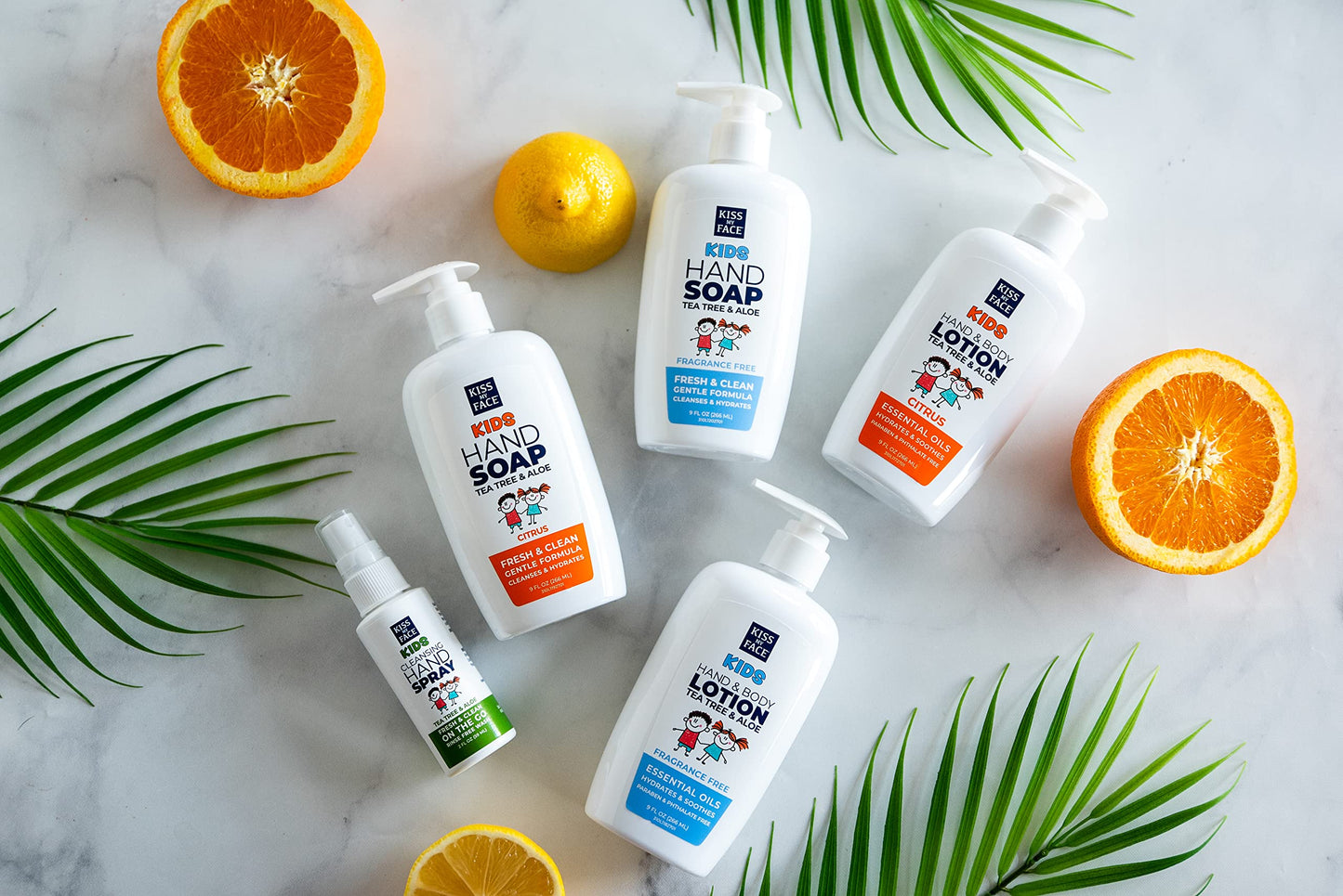 Kiss My Face Kids Fragrance-Free Hand & Body Lotion - Hydrate And Soothe Skin - Vegan & Cruelty-Free - Easy To Use Hand Lotion Pump - Suitable Beauty & Personal Care Kiss My Face