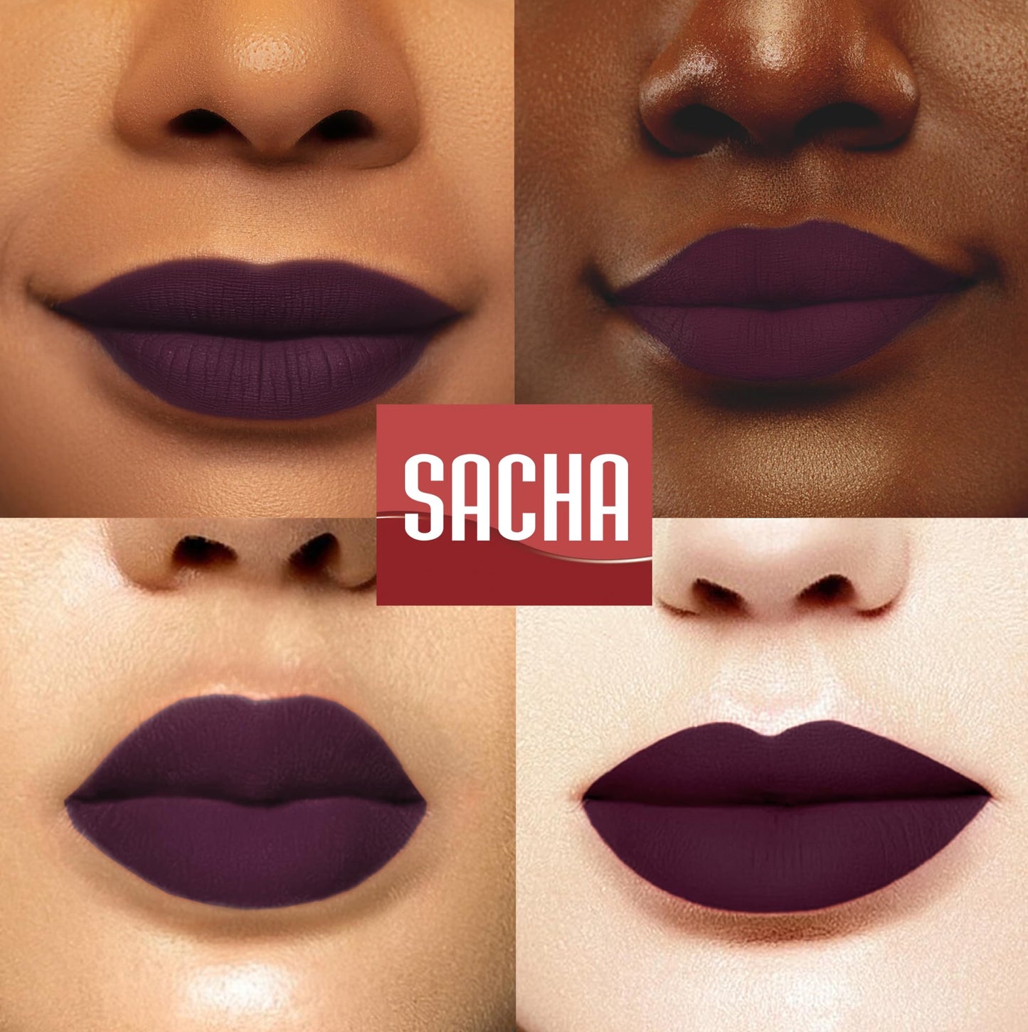 Sacha Cosmetics Intense Matte Lip Velvet Liquid Lipstick, Long-Lasting Velvet Matte Finish, 0.2 fl oz F is for Fabulous Beauty & Personal Care Sacha Cosmetics