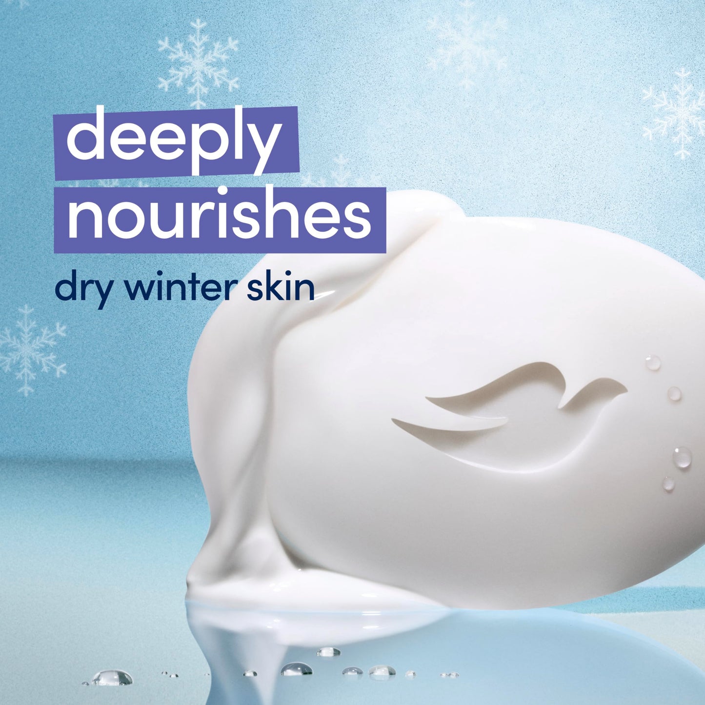 Dove Beauty Bar Soap Winter Care, 8 Bars for Nourished Winter Skin, With Natural Oil 3.75 oz Beauty & Personal Care Dove
