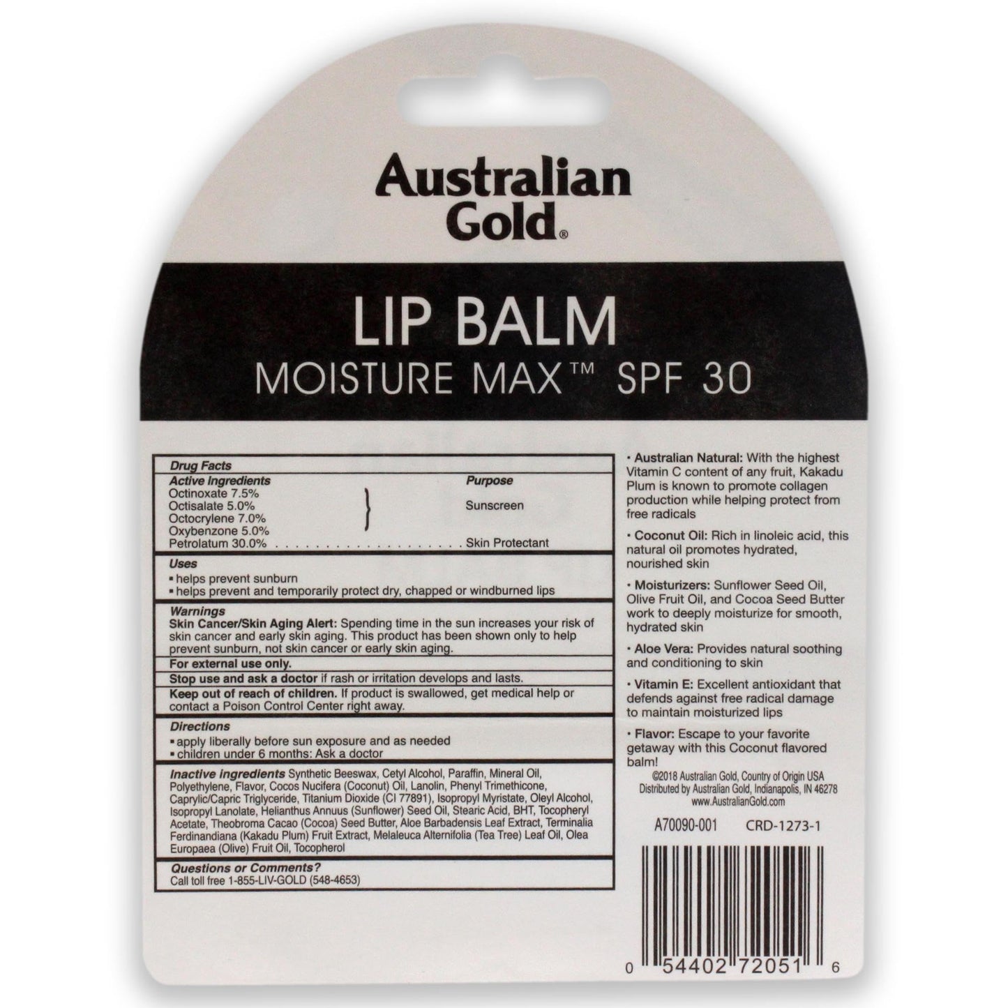 Australian Gold Spf30 Lip Balm 0.15 Oz, 0.15 Ounces Beauty & Personal Care Australian Gold