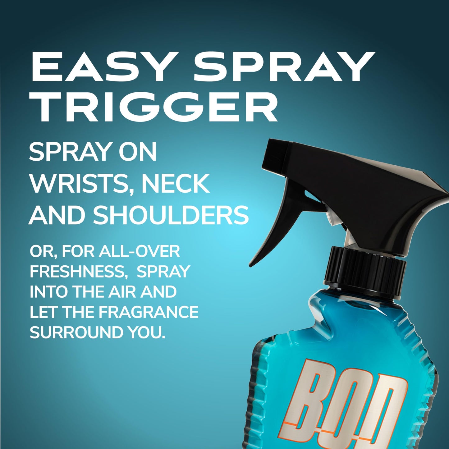 BOD man Fragrance Body Spray, Fresh Blue Musk, 8 fl oz Beauty & Personal Care BOD man