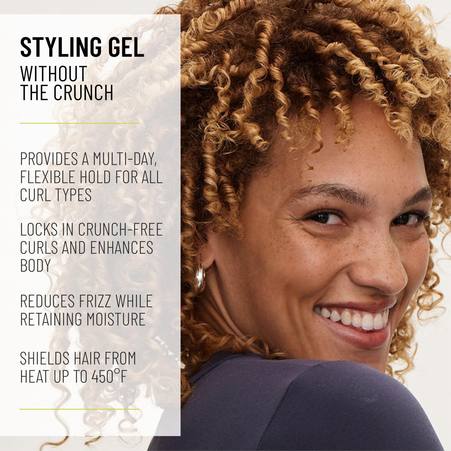 Hairstory Styling Gel - Curl Defining Gel for Wavy Curly Coily Hair, Flexible Frizz Control, Heat Protection up to 450F, Non Crunchy, 8 Fl Oz Beauty & Personal Care Hairstory