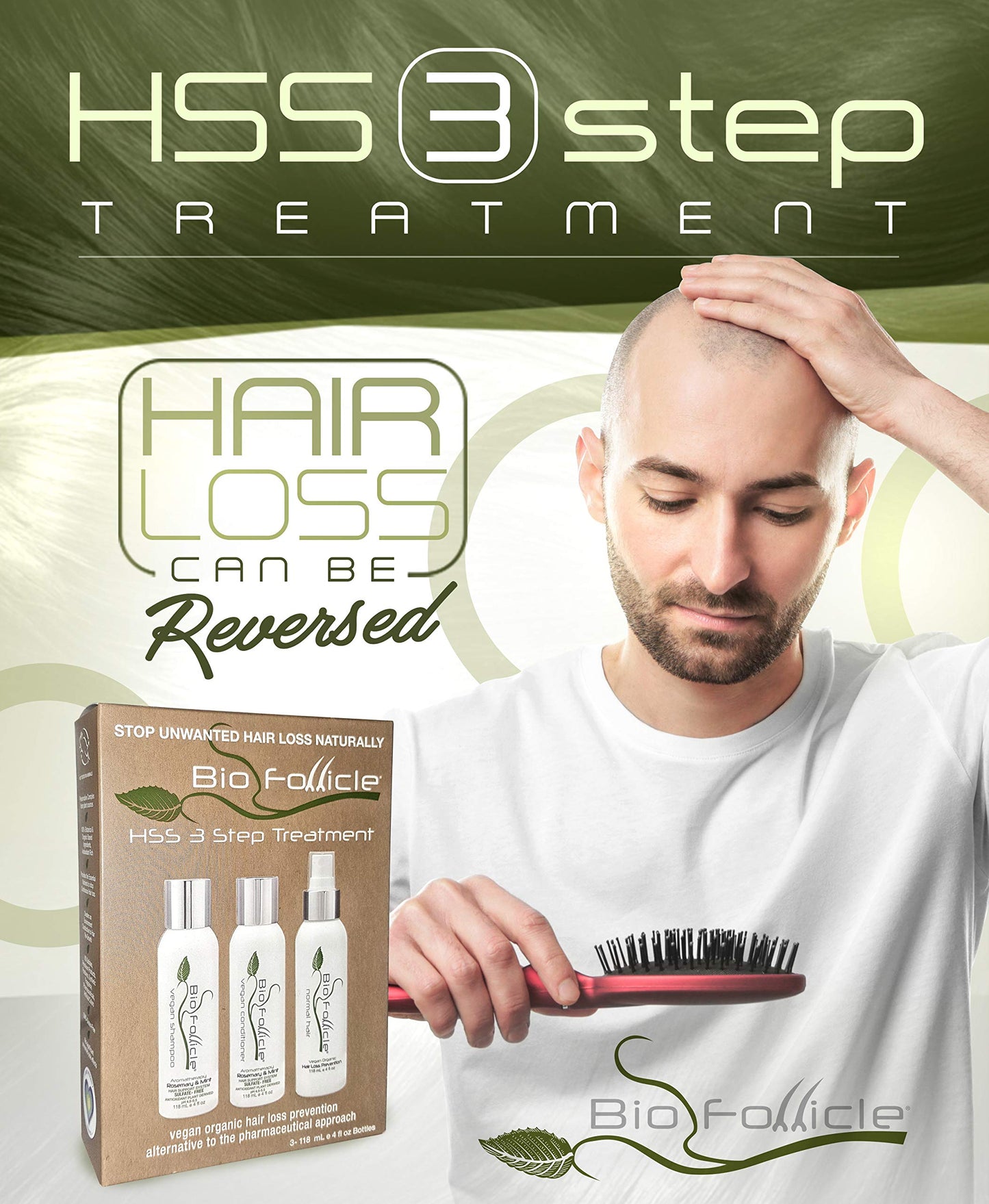 Bio Follicle 3 Step Treatment Package : Includes Shampoo, Conditioner, and Spray Beauty & Personal Care Bio Follicle