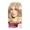 L'Oreal Paris Excellence Crème Permanent Hair Dye, Triple Care Hair Color with Hyaluronic Acid for 100% Gray Coverage, 8.5A Medium Light Ash Blonde, 1 Beauty & Personal Care L'Oreal Paris